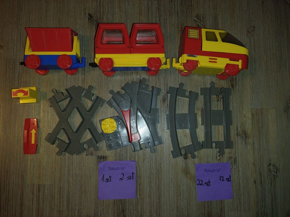 Klocki LEGO Duplo i kolejka
