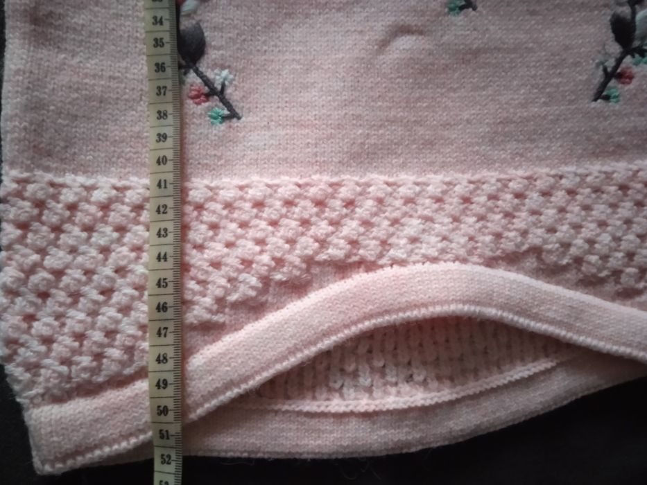 Новый нарядный свитер джемпер кофта с замерами