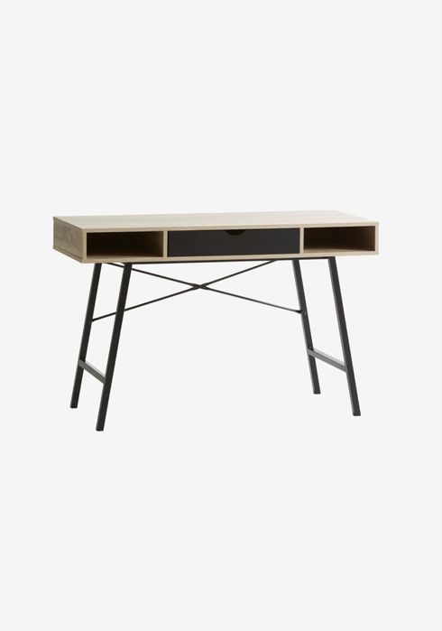 Стіл письмовий jysk ABBETVED 48x120дуб/чорний