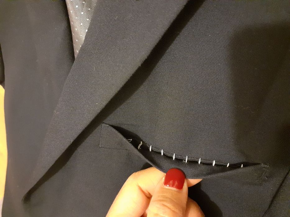 Blazer azul escuro 36