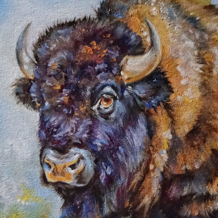 Картина/миниатюра маслом на двп