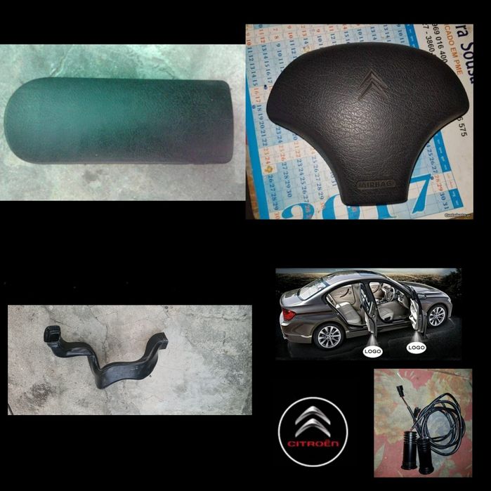 Airbag Botoes Luzes Manete Plastico para citroen saxo