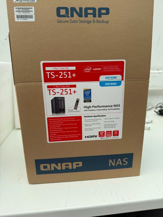 QNAP nas TS-251+ 8gb ram 2tb