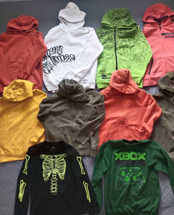 Zestaw komplet ubrań 152 bluzy Xbox Smyk C&A 10 sztuk
