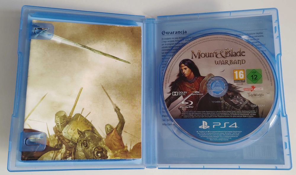 Gra PS4 - Mount & Blade: Warband - stan bdb