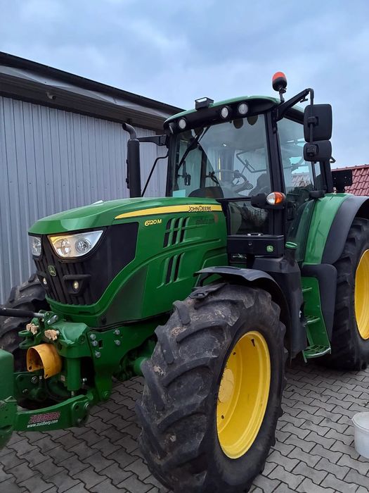 John Deere 6120M  Ciągnik rolniczy JOHN DEERE 6120M Krajowy - pierszy wlasciciel