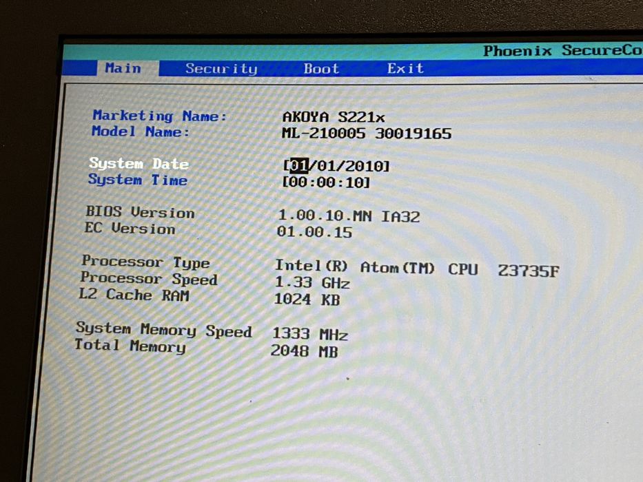 Нетбук Medion Akoya  S2218