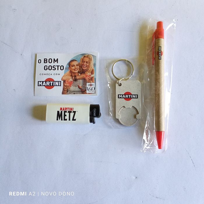 Martini Esferográfica porta chaves