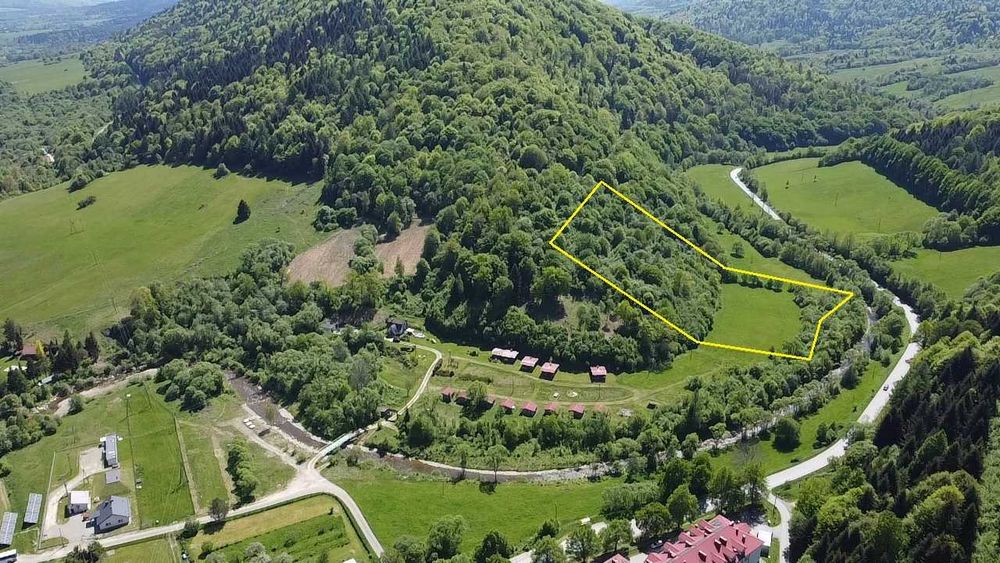 Nieruchomość budowlana 2.01 ha Beskid Niski - Widok 2