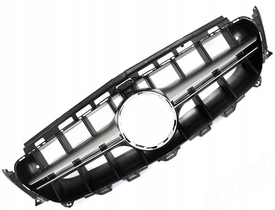 Atrapa Grill Kratka Tuning Amg S Black Silver Mercedes E klasa 213 2016-20