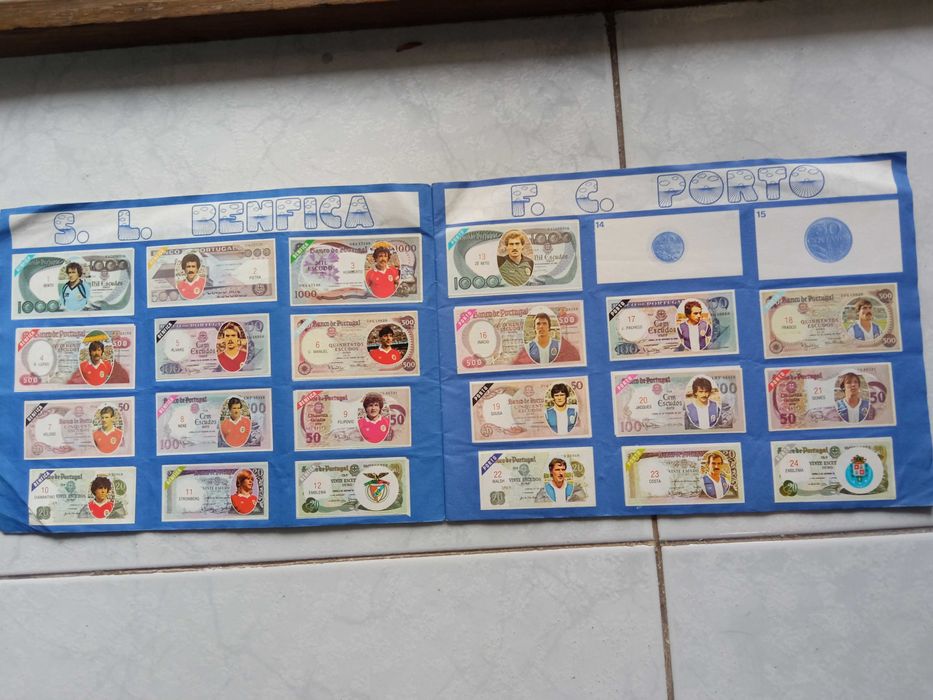 Caderneta de Futebol 83-84 (Gira a Nota)