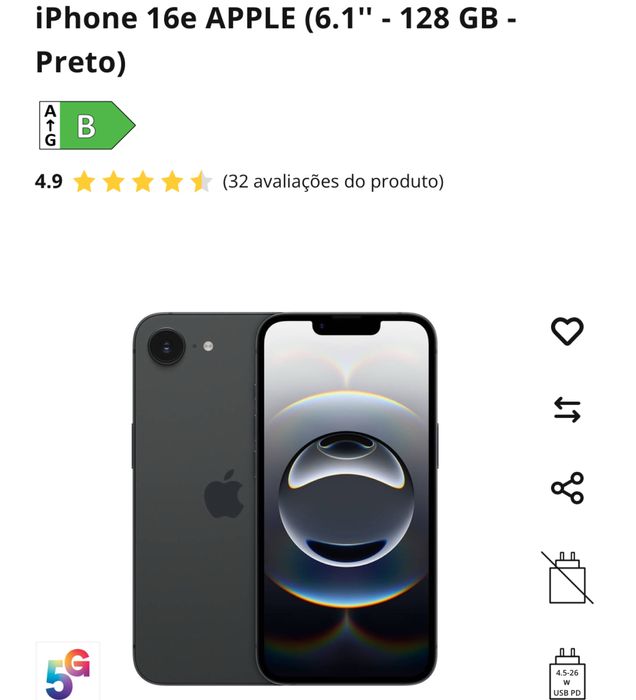 Iphone 16E novo