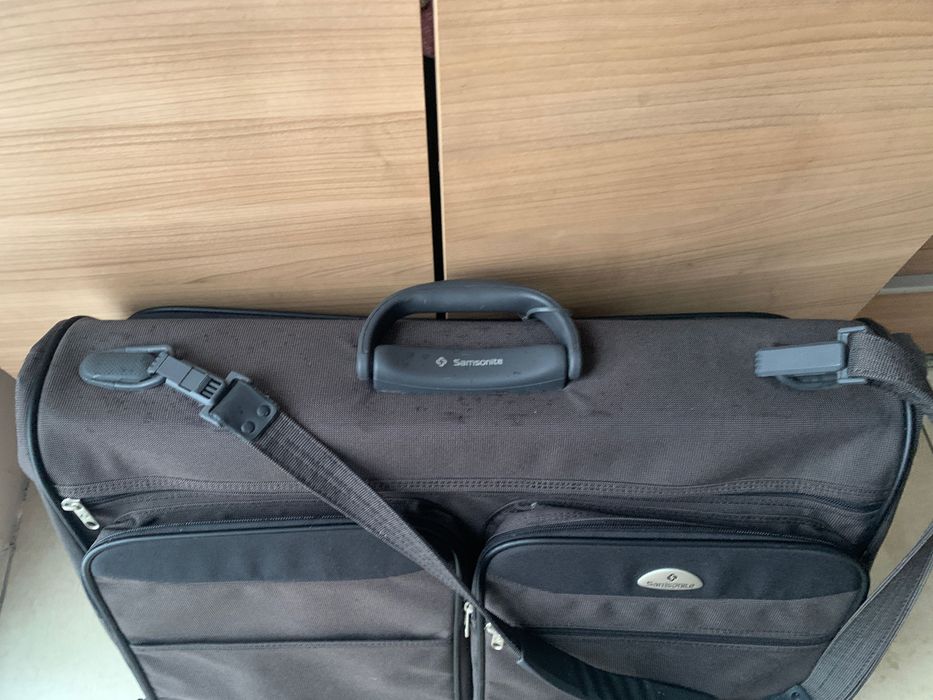 Torba na garnitur pokrowiec frakonosz z SAMSONITE ładny stan Grafit ja