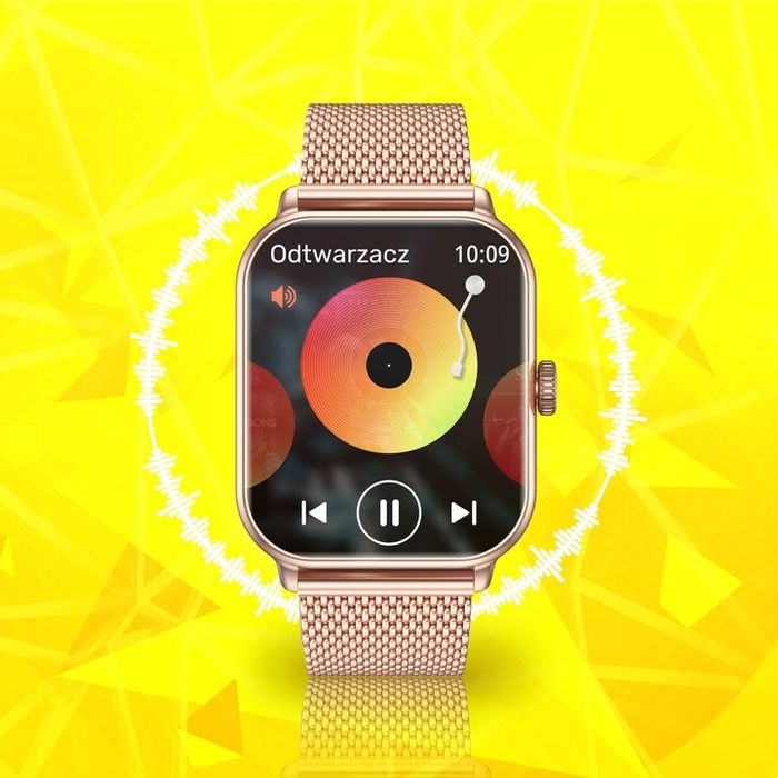 Smartwatch Zegarek Menu Damski Rozmowy Polskie Sport Męski Pl Puls Wat