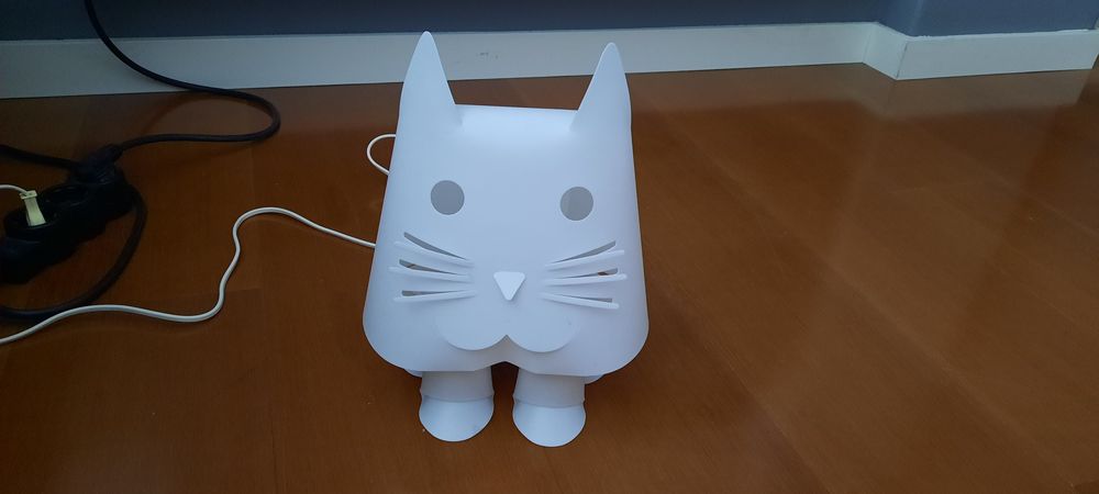 Candeeiro Luz Fria Quarto de Criança | Gato