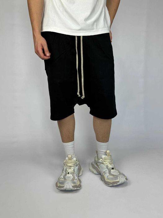 Шорти Rick Owens cargo shorts чорні карго шорты черные opium опиум M