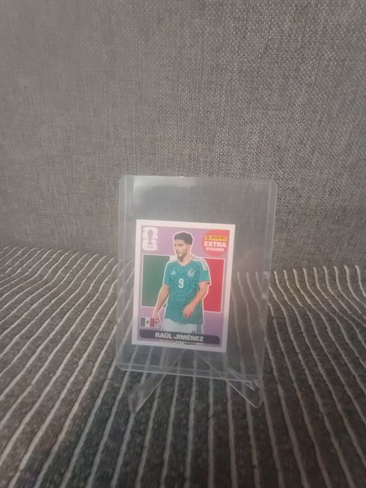 Panini FIFA world cup 2026   raul jimenez extra sticker purple rare