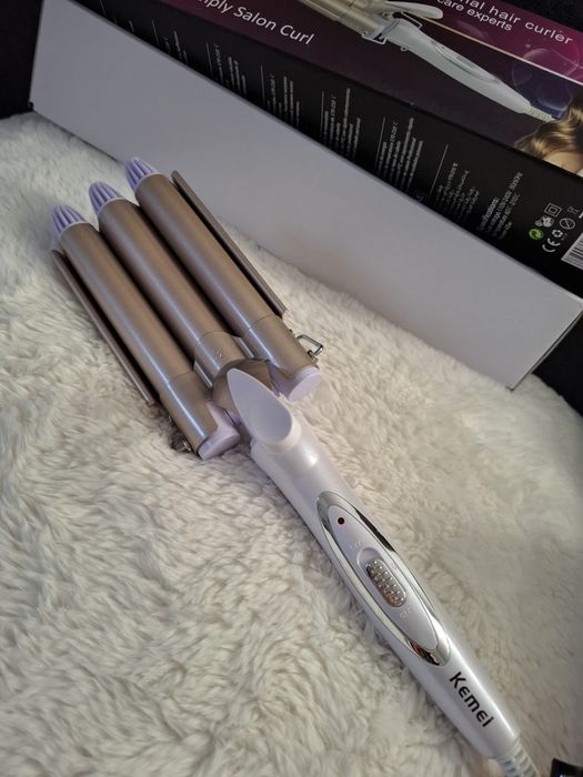 KEMEI Lokówka falownica karbownica do włosów
