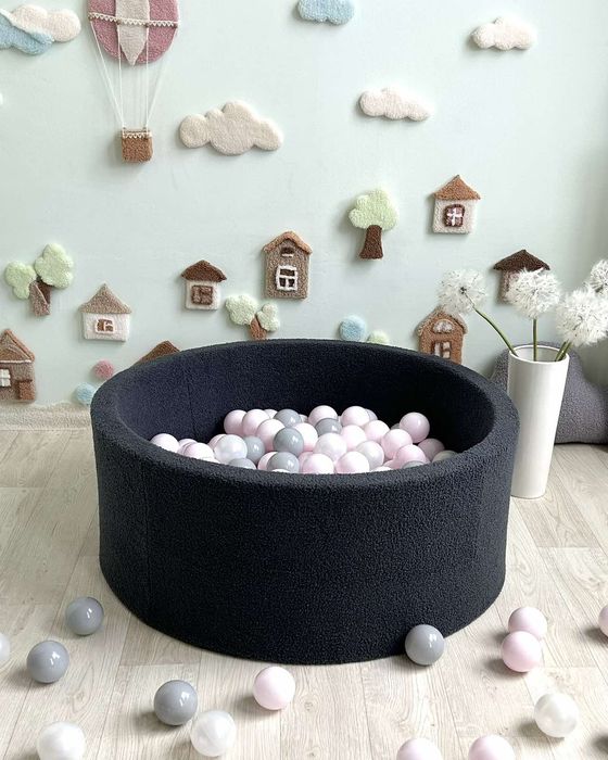 Сухой бассейн Тедди для детей с шариками и без. Басейн з кульками.