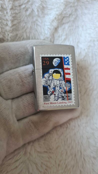 Zapalniczka Zippo First Moon Landing 1969. 1997r. Nowa.