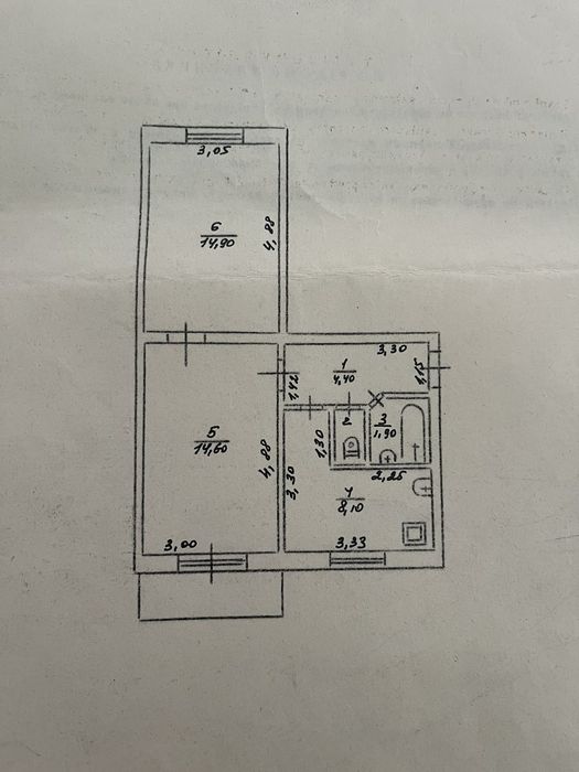 Продам 2х кімнатну квартиру