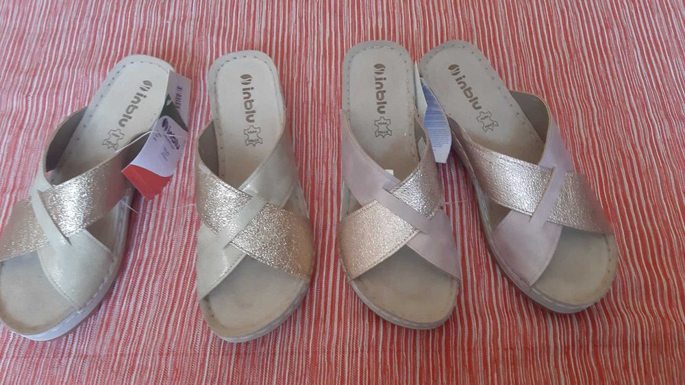 Жіноче літне взуття Інблу сабо шльопки капці INBLU розпродаж