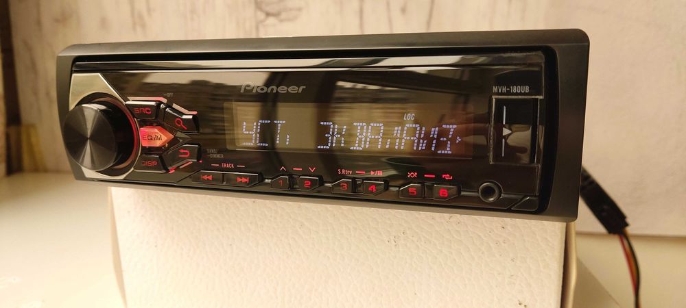 Pioneer MVH-180UB c bluetooth MOSFET 4х50 магнитола - оригинал!