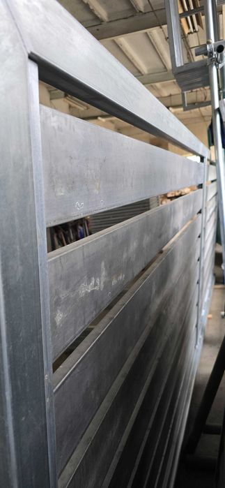 Brama palisada metalowa, przesuwna 4m