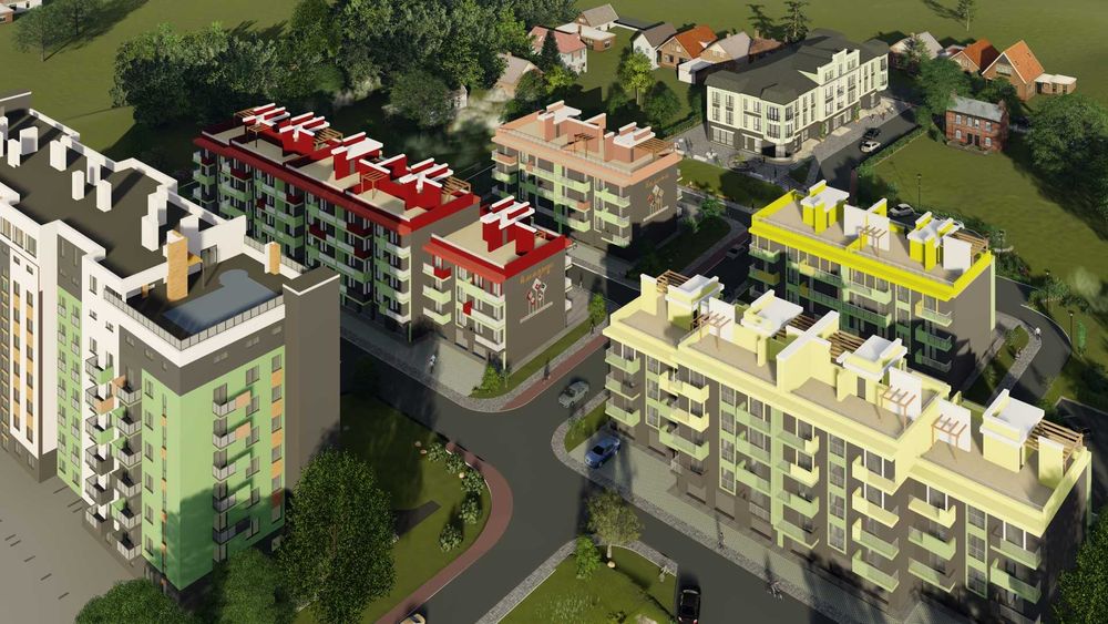 Двокімнатна квартира 64 м.кв. з лоджією в новобудові / Долина Троянд