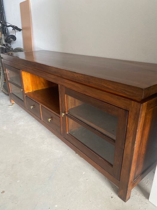 Móvel de Tv Madeira Pinho Maciço