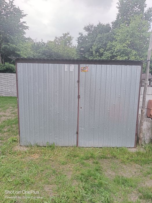 Garaż blaszany na budowę