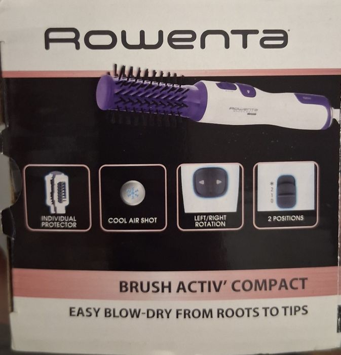Szczotka obrotowa suszarko-lokówka Rowenta