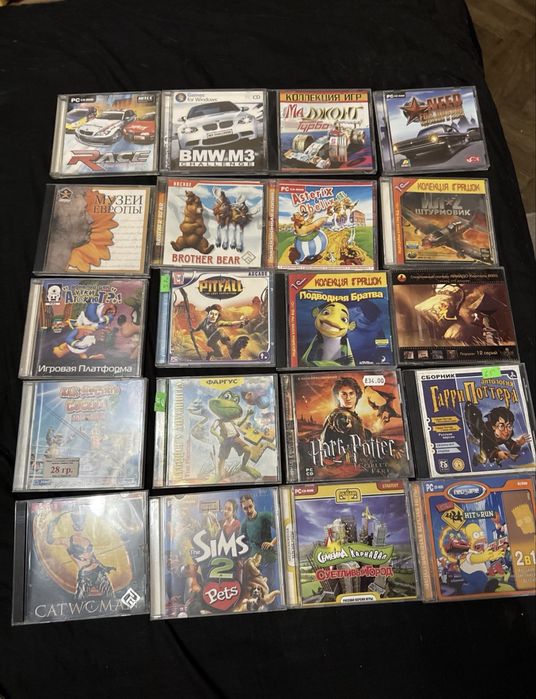 Игры для компьютера на CD/DVD дисках Одним лотом