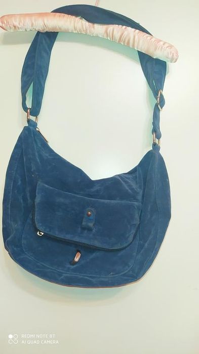 Сумка натуральная замша