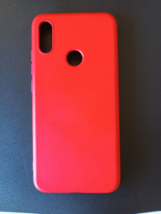 Capa vermelha para telemóvel (Xiaomi Redmi Note 7)