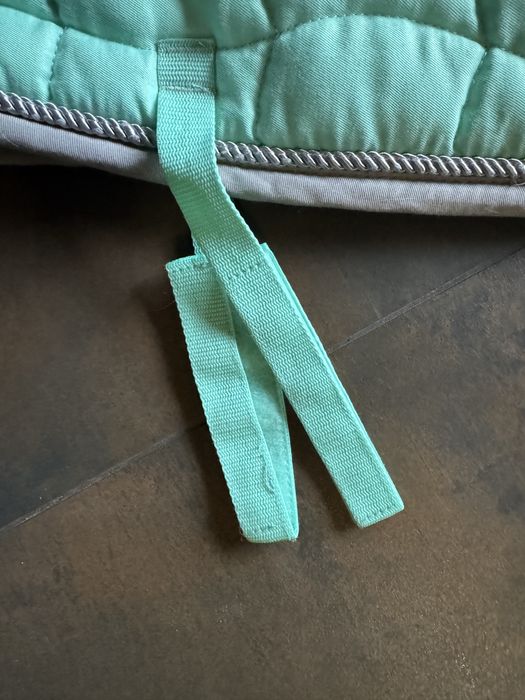 Mietowy czaprak+nauszniki