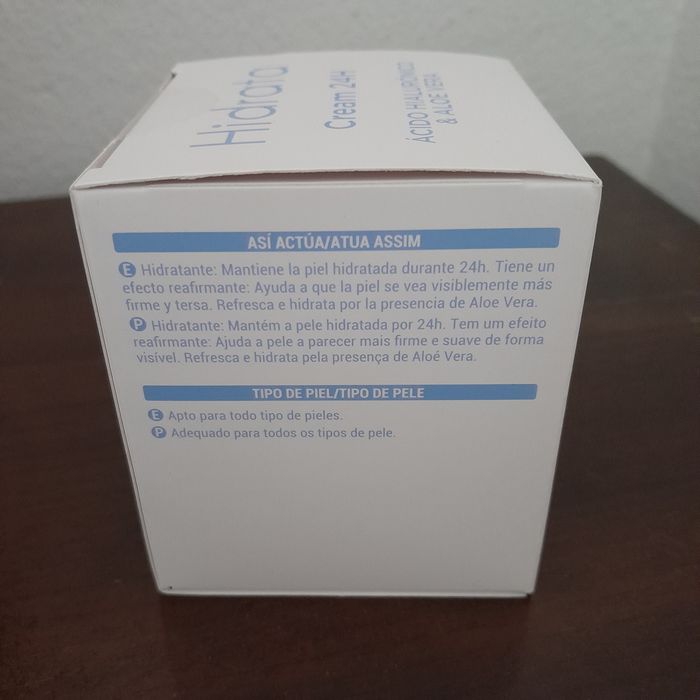 Cream hidrata 24H Ácido Hialurónico & Aloe Vera da deliplus