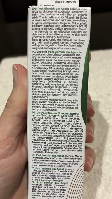 Selfieproject post blemish esencja na przebarwienia