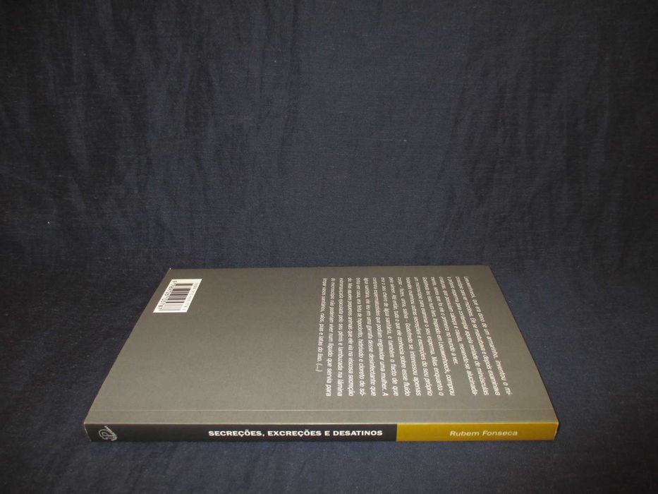 Livro Secreções Excreções e Desatinos Rubem Fonseca 1ª edição