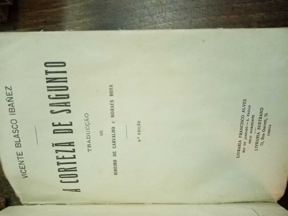 Romance A Cortezâ de Sagunto, Vicente Blasco Ibanez