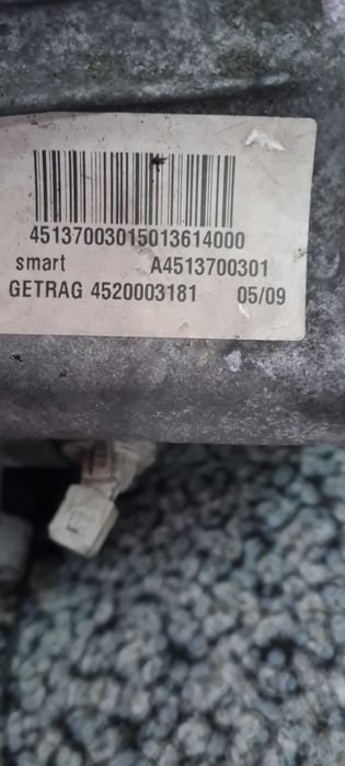 Caixa velocidades com atuador smart 451