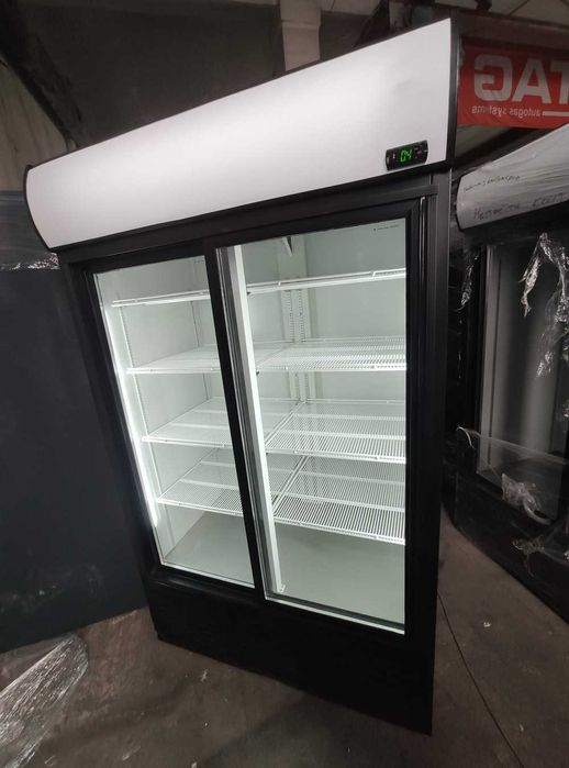 Холодильна шафа вітрина Inter 1200 Антрацит. Є сервіс, гарантія 2 міс