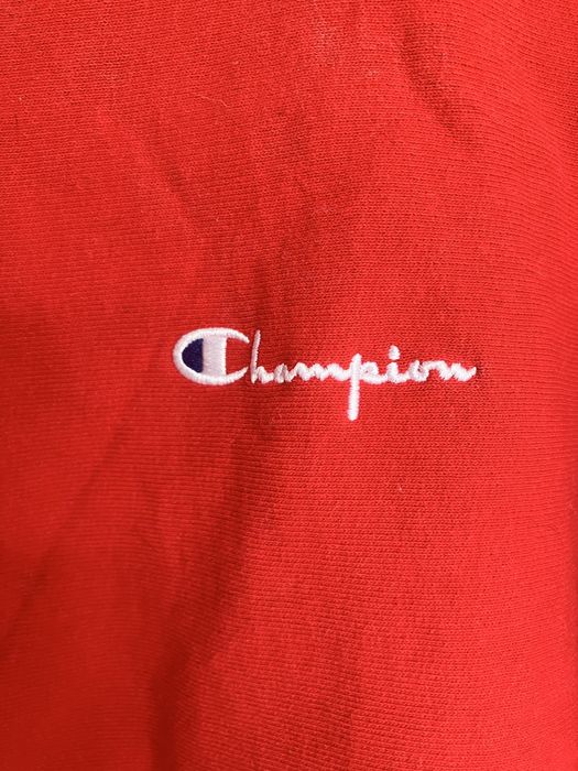 Bluza Crewneck Champion Reverse Weave RW czerwona 100% bawełna