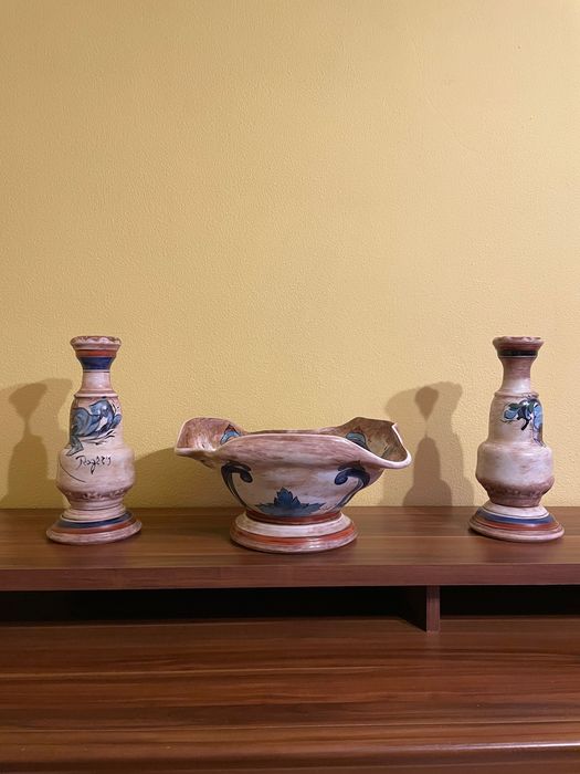 Conjunto louças decorativas