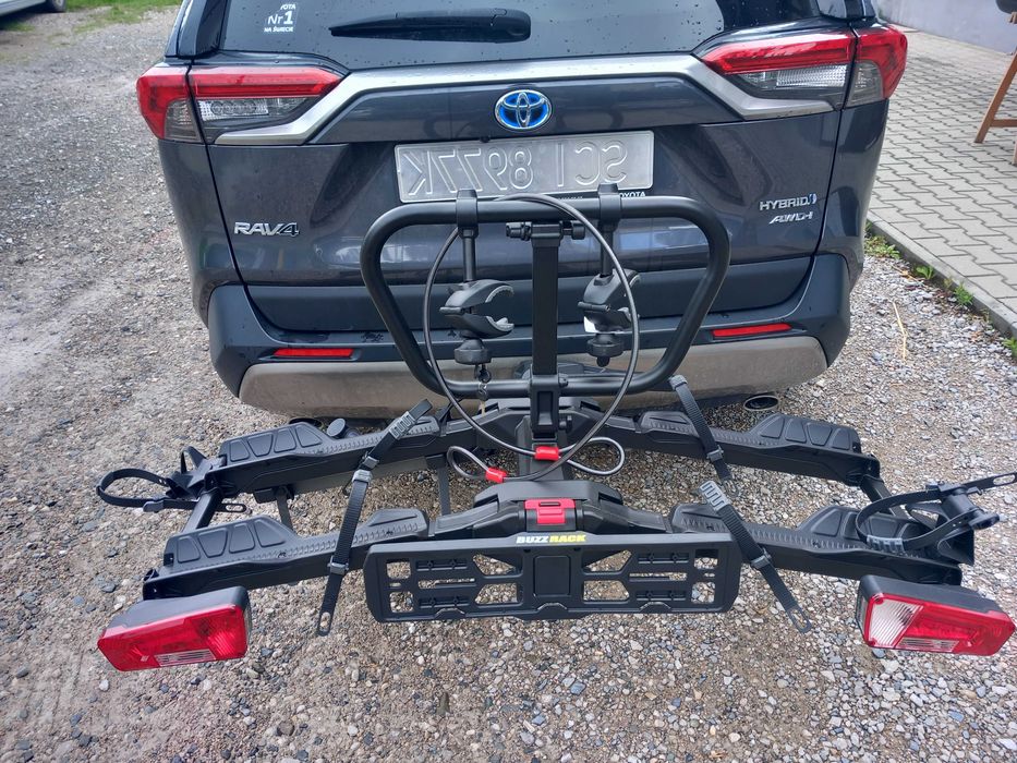 Platforma rowerowa Buzzrack Pro 2 do rowerów z bardzo szerokimi oponami - E-Biki , Fat - Bik, rampa do załadunku rowerów w standardzie