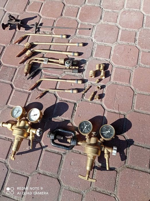 7 palników palniki do cięcia i spawania acetylenem 2 reduktory