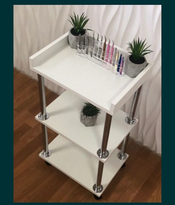 Этажерка тележка косметологическая косметолога етажерка косметологична