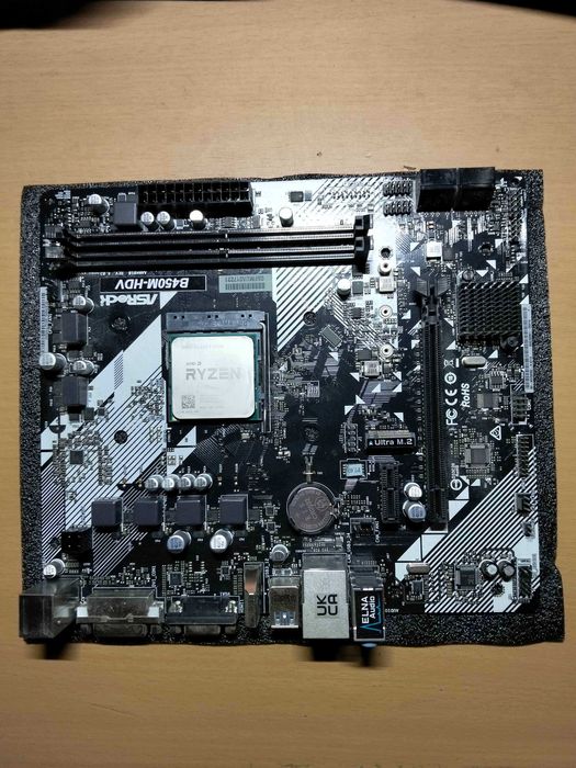 Комплект Материнська плата та процесор Rayzen 5 5500