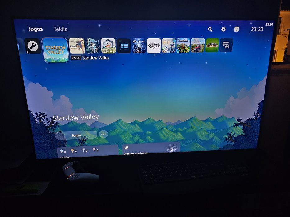 PS5 Slim Digital 1TB Desbloqueado + 1 Comando + jogos