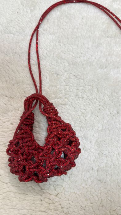 Mini bolsa vermelha